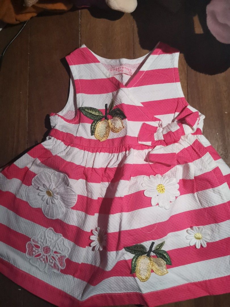 Gingersnaps Baby Dress (Category: Babies & Kids Fashion) located in Antipolo. Submitted by 3js_collection (Listing ID 1386857953, Image 1). Description: Super pretty and bright pink color Very good Condition no defects.