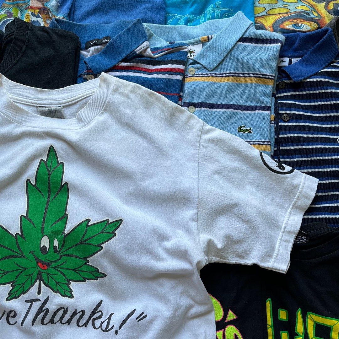 Give Thanks T Shirt (Category: Tshirts & Polo Shirts ) located in Baao. Submitted by plainclothesdept (Listing ID 1386917053, Image 2). Description: give thanks! width - 20 in. length - 29 in. needs wash P650.