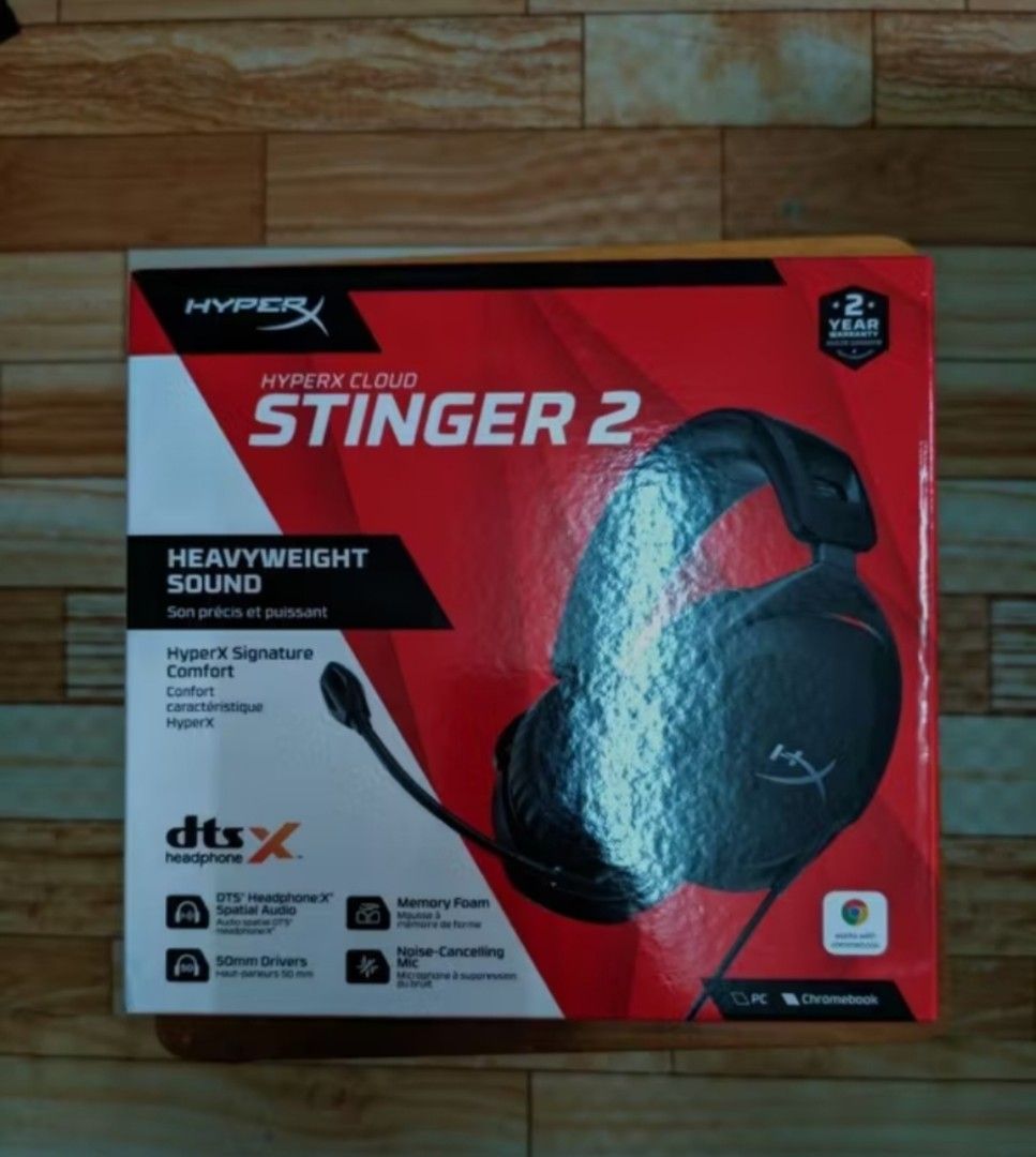 Hyper X Cloud Stinger 2 (Category: Headphones & Headsets) located in Kuala Lumpur. Submitted by mohdizzuwa86173 (Listing ID 1386934873, Image 1). Description: Name: Hyper X Cloud Stinger 2 Price: RM 160 ( Negotiable ) Warranty: 2 year manufacturer warranty Free gift: DTS software activation code Area: Ampang Postage: Available ( cost bear by the buyer ) Condition: Used like new Reason for sale: purchase another headset The headset is only being u