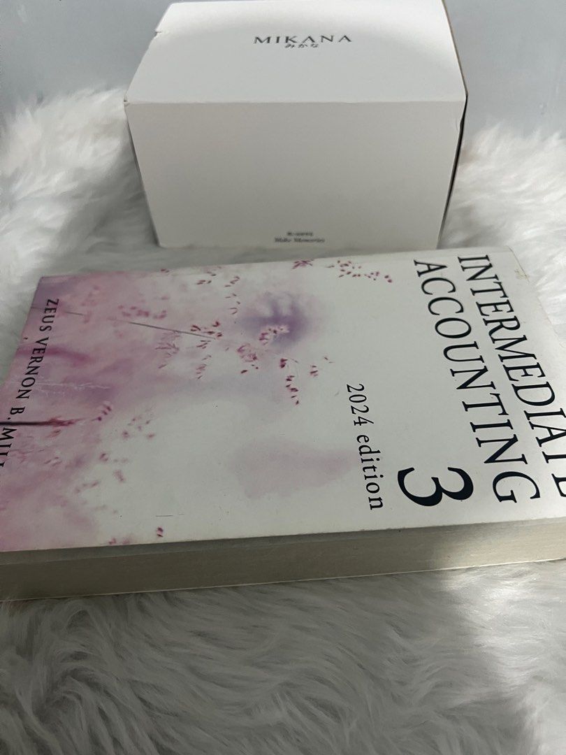 INTERMEDIATE ACCOUNTING 3 2024 by MILLAN (Category: Textbooks) located in Valenzuela. Submitted by conconpty (Listing ID 1386889868, Image 2). Description: Binasa ko lang siguro ng dalawang beses. SUPER NEW PA SIYA.