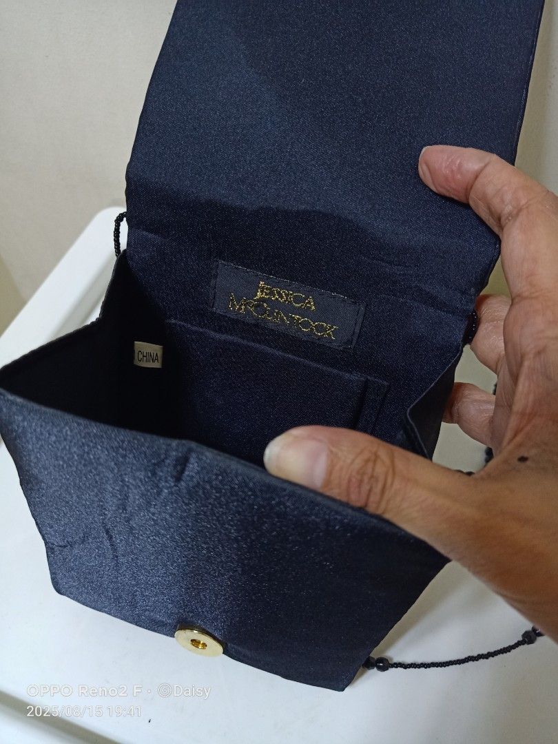Jessica McClintock satin beaded bag (Category: Cross-body Bags) located in Quezon City. Submitted by daisyuy1979 (Listing ID 1386902021, Image 3). Description: .