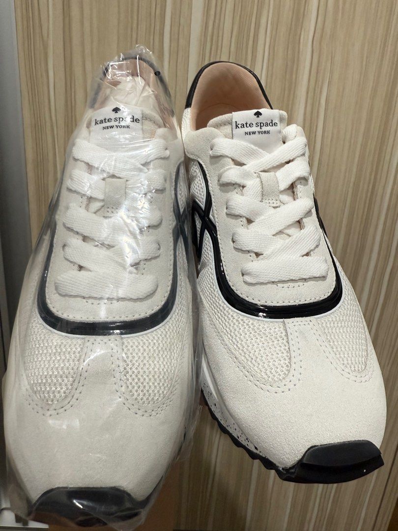 Kate Spade Brigitte Runner Sneakers size EU39/US8.5 (Category: Sneakers) located in Pasig City. Submitted by abbyrds (Listing ID 1386800929, Image 2). Description: Brand new Kate Spade Brigitte Runner Sneakers EU 39 / US 8.5 Inclusions: box and paperbag RFS: wrong size.