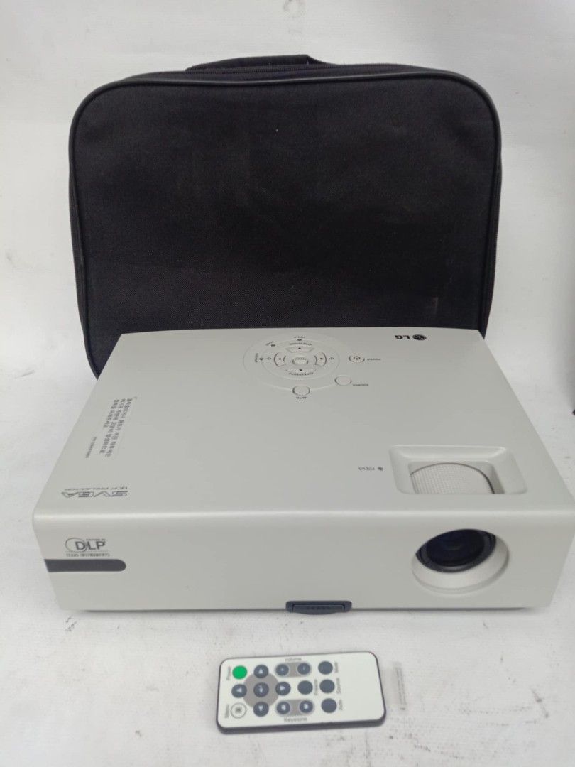 LG DLP Projector model:DS420 TESTED WORKING with remote/bag Vga rca input only 3250php (Category: Projectors) located in Quezon City. Submitted by jpnvintageonline (Listing ID 1386883663, Image 3). Description: LG DLP Projector model:DS420 TESTED WORKING with remote/bag Vga rca input only 3250php.
