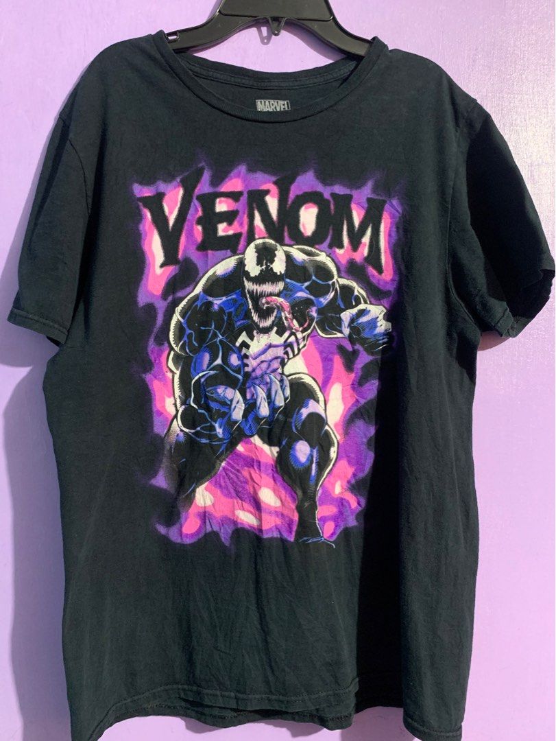 Marvel by Mad Engine Venom (purple smoke)Graphic Tee (Category: Tshirts & Polo Shirts ) located in Malabon City. Submitted by solerevolutionph (Listing ID 1386949015, Image 1). Description: 20 x 26.5 Size:Medium 8.0/10 color rate Minimal crackprints but still presentable. DM me for sure buyer. ✅GCash/Maya/BDO/ for payment. ✅Shipping thru Lalamove/Grab/J&T (shipping fee at buyer’s expense) ✅Can do meetup along Monumento,Malabon and nearby area. Th