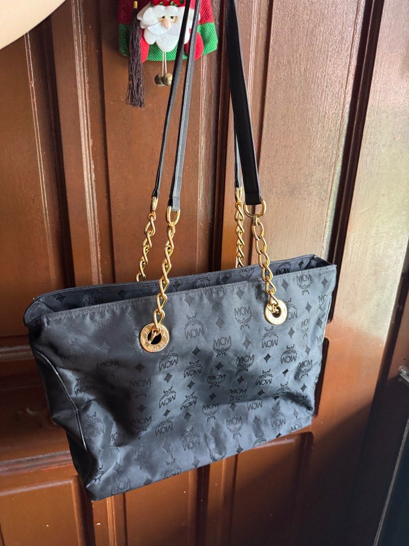 MCM tote bag Germany (Category: Luxury Bags & Wallets) located in San Jose del Monte. Submitted by r_h_e_a10 (Listing ID 1386806311, Image 3). Description: with sign of usage slightly tarnished hardware .