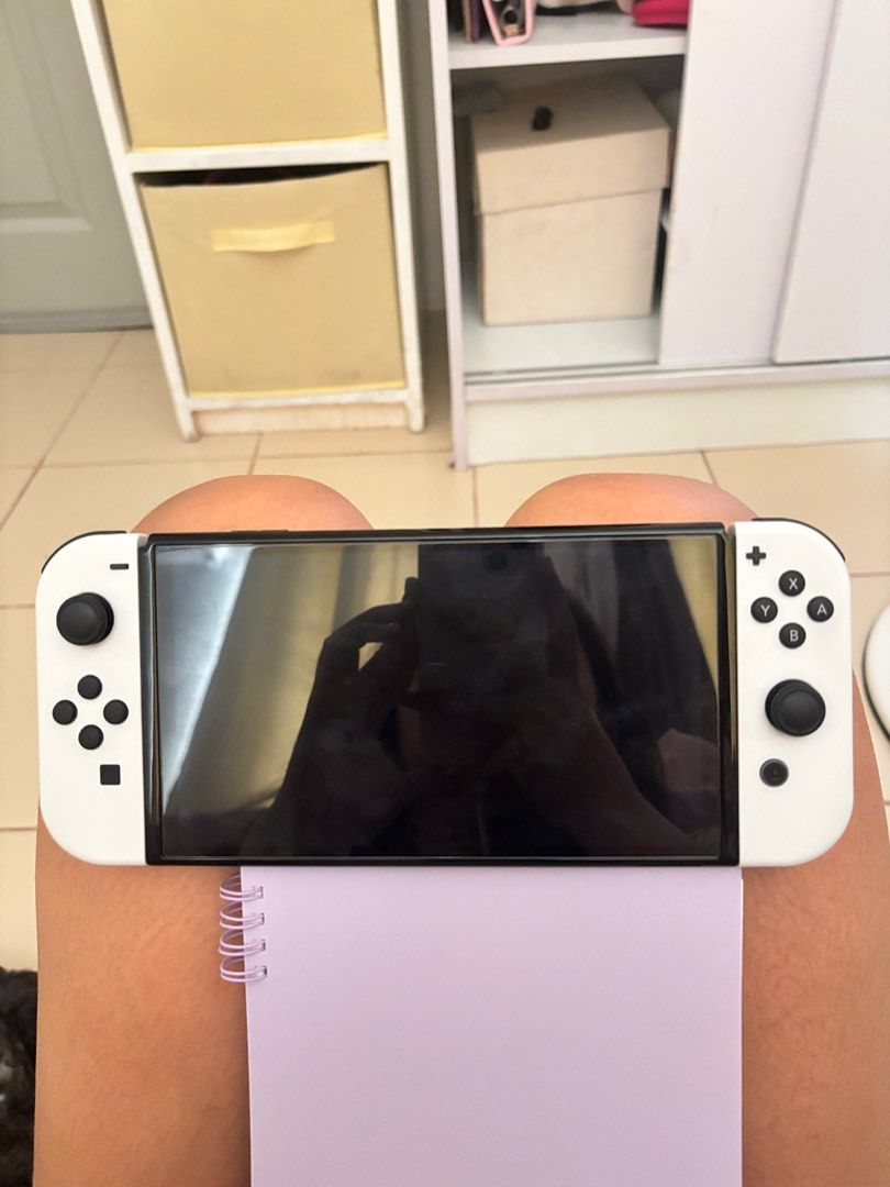 Nintendo Switch Oled (Category: Nintendo) located in Valenzuela. Submitted by reyndvd20 (Listing ID 1386848968, Image 1). Description: For sale: Nintendo Switch Oled White Games Included: - Tetris - Animal Crossing (Game Card) - Call of Warzone - Among us - Overcooked - Moving Out 2 - A little to the left - Mortal combat - Mario Kart (Game card) - Inside - Suicide of rachel foster.