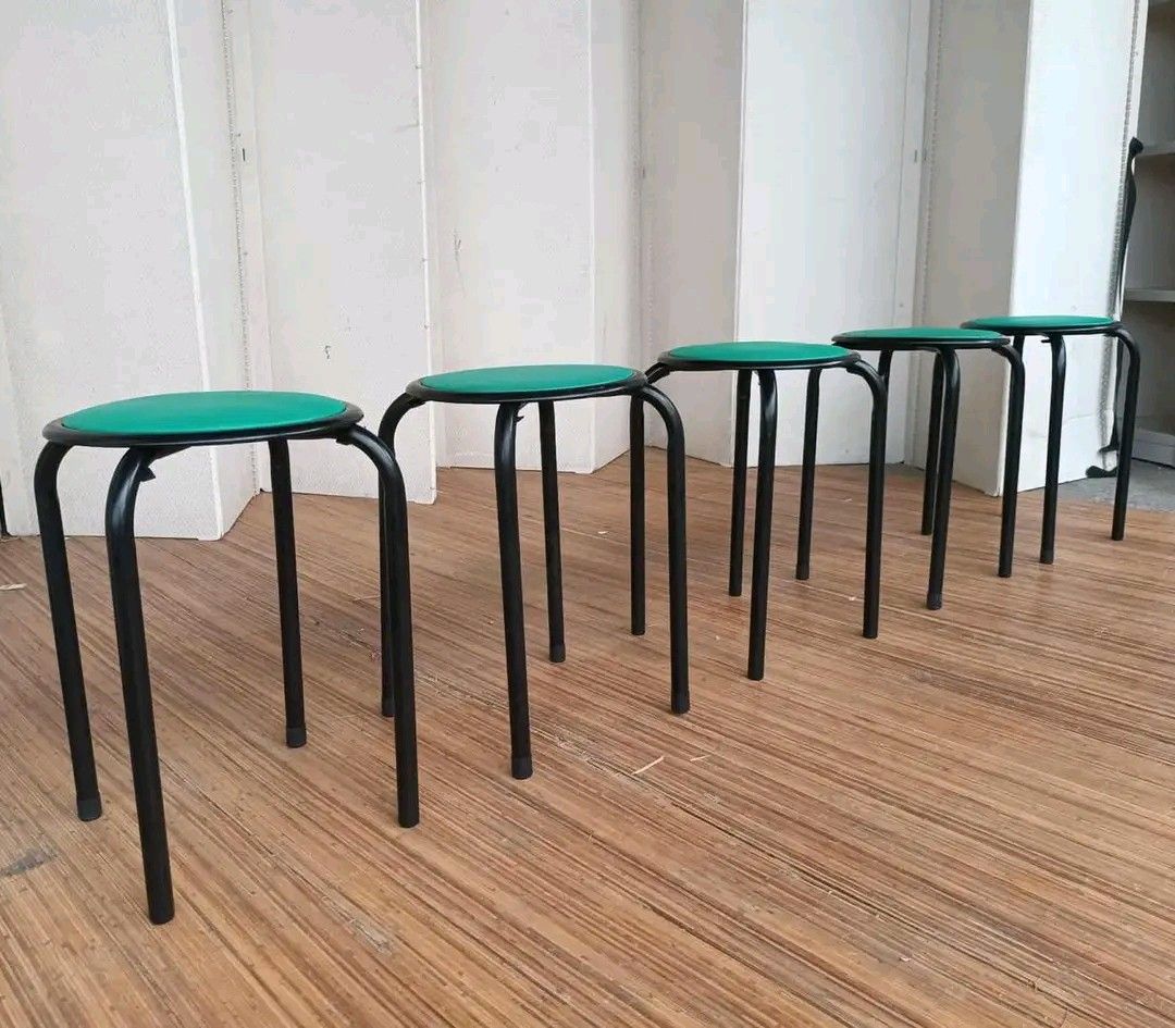 Stackable Stools (Category: Chairs) located in Quezon City. Submitted by matetdevis13 (Listing ID 1386893441, Image 2). Description: Stackable Stools Price: 3000 for 5 D12 x H17 In good condition Code AKC B-183.