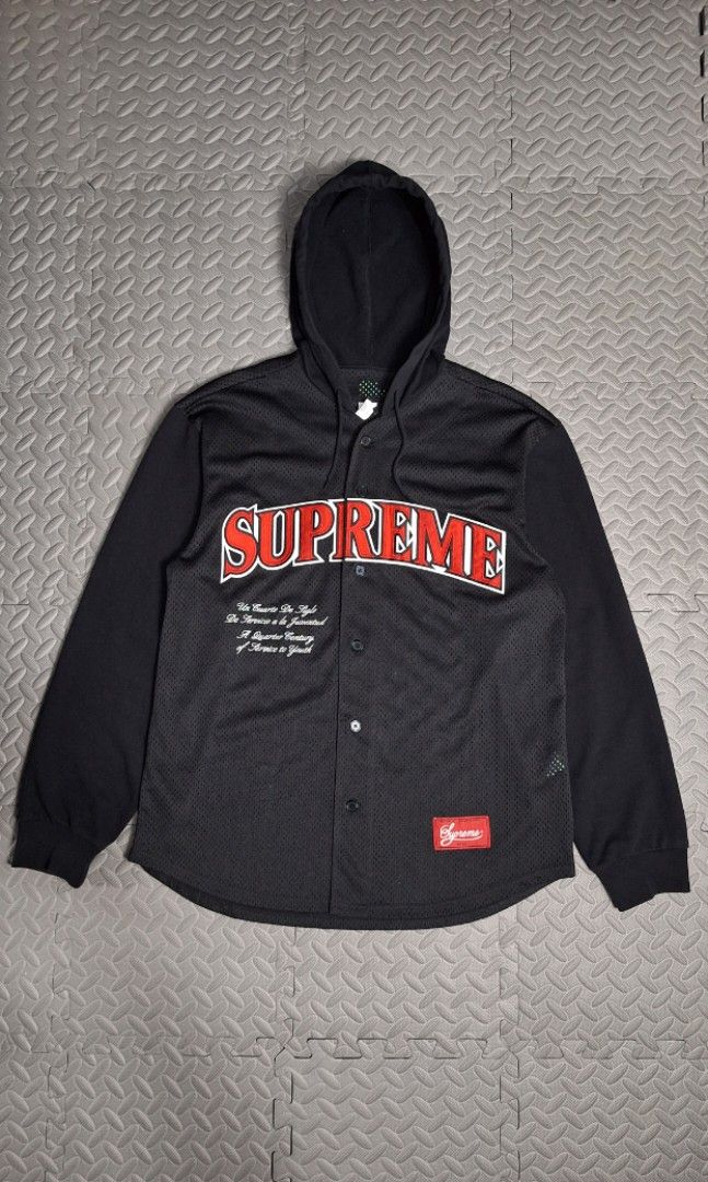 トップス supreme UltraSuede Mesh Baseball Jersey Supreme Ultrasuede Mesh Baseball Jersey (SS24) - $128