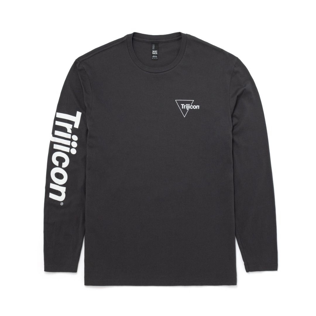 Trijicon USA Charcoal Long Sleeve (Category: Tshirts & Polo Shirts ) located in Manila. Submitted by snapcartmanila (Listing ID 1386791838, Image 1). Description: The perfect balance of comfort and style with the Trijicon Cotton Long Sleeve. Features: 100% combed ring spun cotton 4.3-ounce 1x1 rib knit neck Shoulder to shoulder taping Open hem sleeves Country of Origin: Pakistan DISCLAIMER: This product is not made with PFAS chemicals.