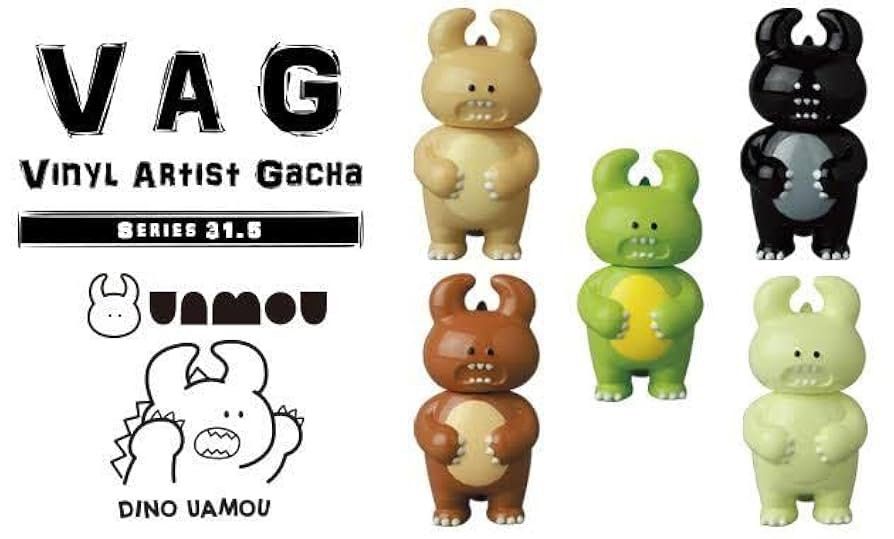 UAMOU VAG Series 31.5 (Category: Designer & Blind Box Toys) located in Makati City. Submitted by crayonf5 (Listing ID 1386946399, Image 3). Description: FOR SALE: UAMOU VAG Series 31.5 Vinyl Artist Gacha 5 figures Payment: BDO / GCash Shipping: Grab / Lalamove (buyer's expense) Location: Makati.