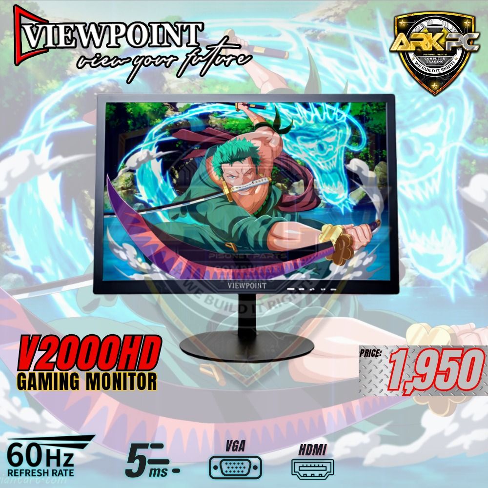 VIEWPOINT MONITOR (Category: Monitor Screens) located in Quezon City. Submitted by corrinejil63041 (Listing ID 1386814007, Image 2). Description: 🎉- VIEWPOINT MONITOR - 🎉 Crystal-clear visuals, budget-friendly price—quality you can trust. * 📍 Store Locations: ✅ ARK PC Litex - 14 Litex Road, Commonwealth, QC (beside LBC Litex & Andok’s) ✅ ARK PC Olongapo - 20th St. Corner Caron St., West Bajac Bajac, Olongapo City (Near Victory Liner & Ulo ng A
