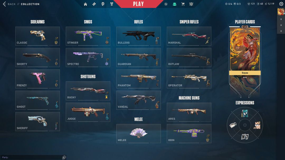 WTS Valorant Account 12 Premium Skins TTS RM905.70 + Limited Ignite Fan ...