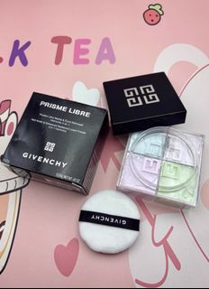 One box only, original price $565, SF Express included. Givenchy Prisme Libre High Precision Prism Quad Compact Loose Powder #1 Mousseline Pastel 3g x 464243745687427110