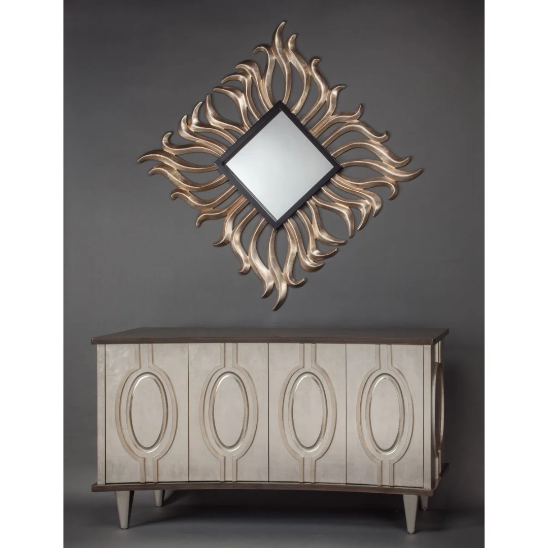 ALANI I Modern Luxe I Teak Wood I Sideboard I Buffet Cabinet I 4 door ...