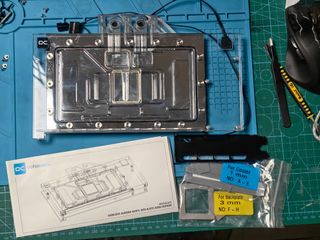 Alphacool Eisblock Aurora Acryl GPX-N RTX 4090 MSI Suprim with backplate Gaming Trio水冷頭64176940433281110