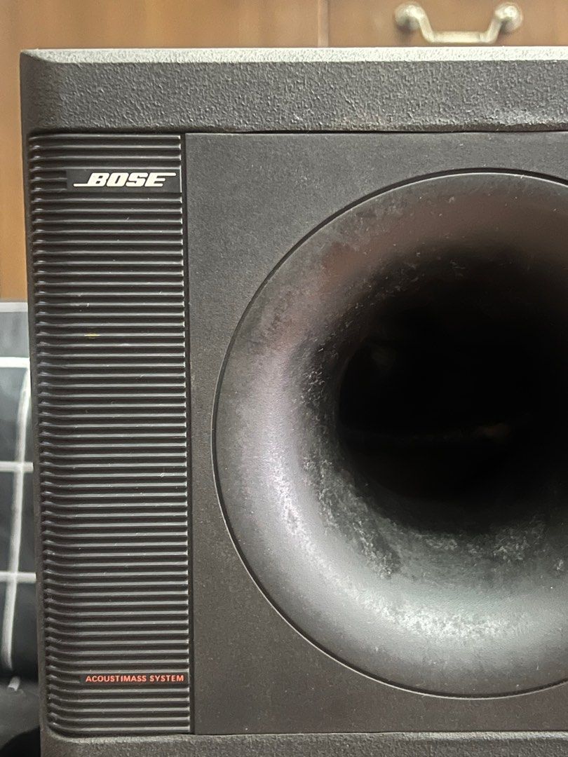 Bose Acoustimass 5 series 2 (Direct/Reflecting Speaker System) (Category: Soundbars, Speakers & Amplifiers) located in Quezon City. Submitted by chloe_declutter (Listing ID 1386974146, Image 2). Description: Nego QC loc Open to testings All details in photos 3 sets in stock.