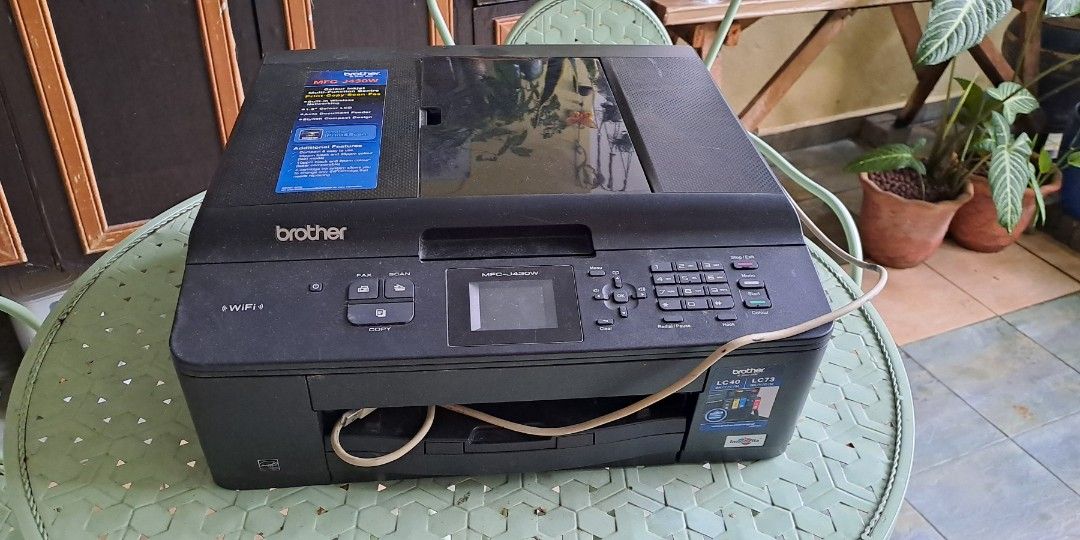 Brother printer and scanner (Broken) (Category: Printers, Scanners & Copiers) located in Kuala Lumpur. Submitted by szbmms (Listing ID 1386969708, Image 1). Description: This printer was broken and sitting in storage for maybe 10 years. Ink is leaking as well No power cord.