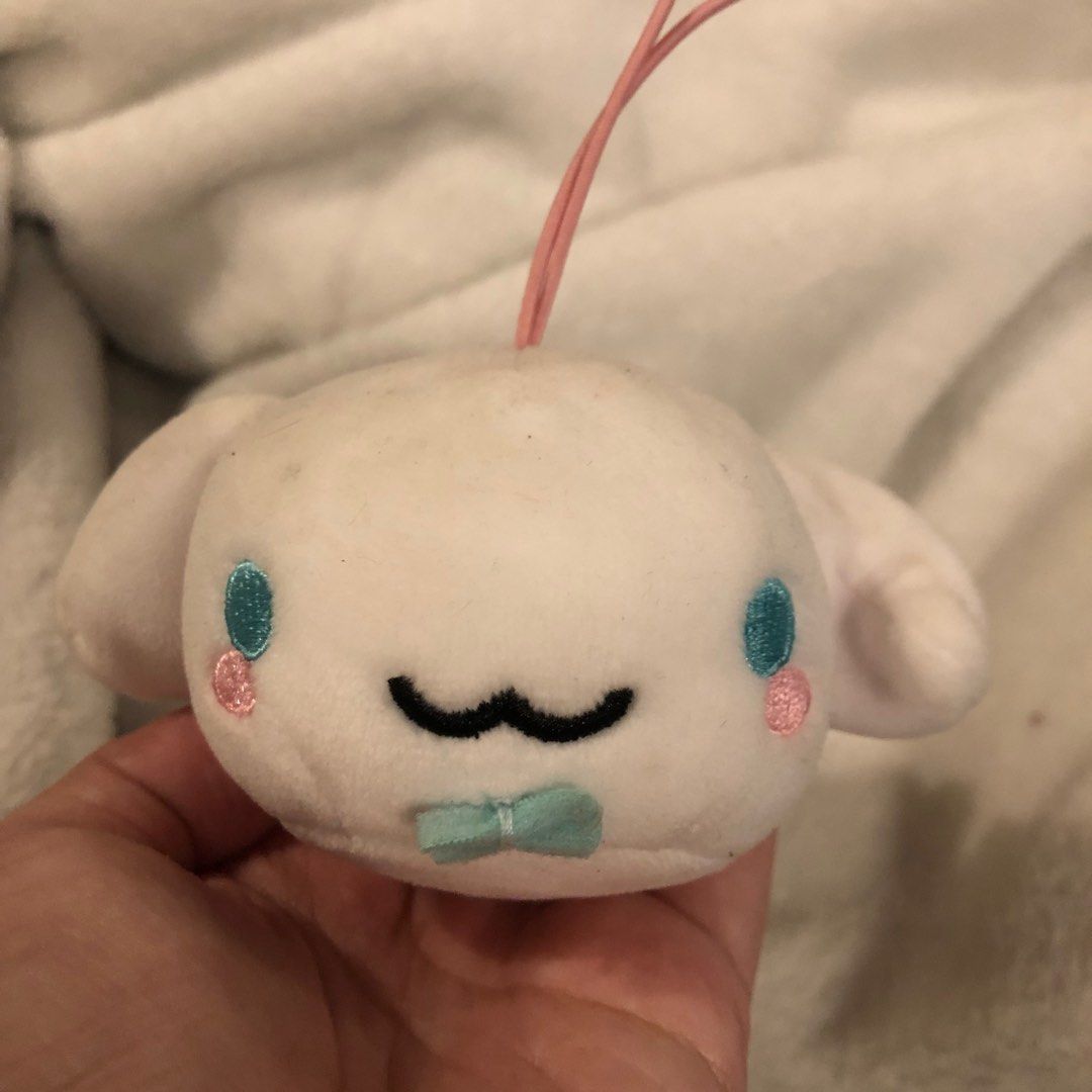 Cinnamoroll Monimaruzu Ribbon Mascot (Category: Plushies & Soft Toys) located in Pagsanjan. Submitted by jkxteng (Listing ID 1387156354, Image 2). Description: Cinnamoroll Monimaruzu Ribbon Mascot No tag Hindi naman sobrang dumi pero kayo na po magclean 🤣.