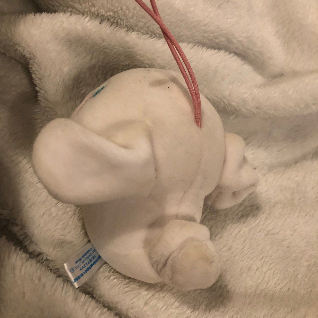 Cinnamoroll Monimaruzu Ribbon Mascot (Category: Plushies & Soft Toys) located in Pagsanjan. Submitted by jkxteng (Listing ID 1387156354, Image 3). Description: Cinnamoroll Monimaruzu Ribbon Mascot No tag Hindi naman sobrang dumi pero kayo na po magclean 🤣.