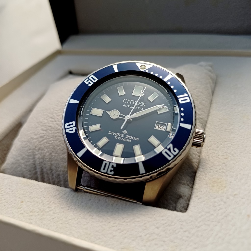 Citizen Fujitsubo Diver's 200m Titanium, Men's Fashion, Watches ...