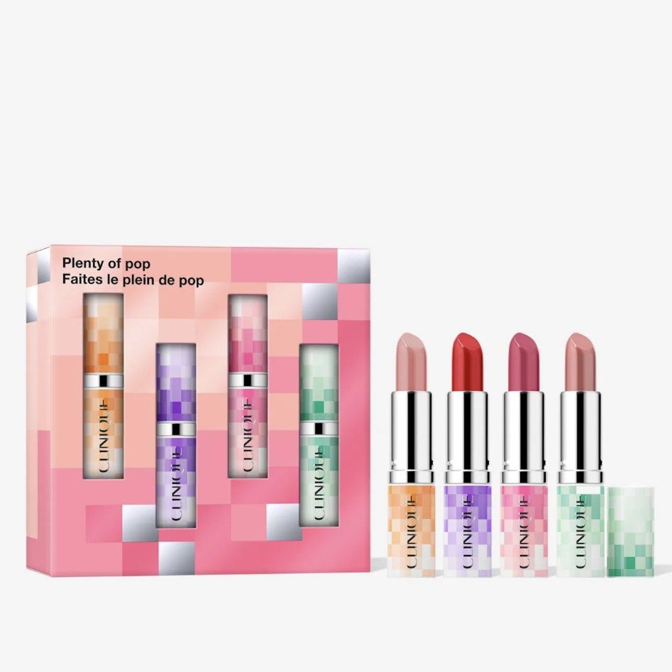 Clinique Lipstick (Category: Makeup) located in Cebu City. Submitted by JelxGel (Listing ID 1387142192, Image 3). Description: Clinique Plenty of Pop •ON HAND; 2 stocks available •brand new •From US (box has dents since it’s from a package but the products are all in good condition) Please message me for more questions about the item. Thank you! 📍No return no refund policy once paid and delivered..