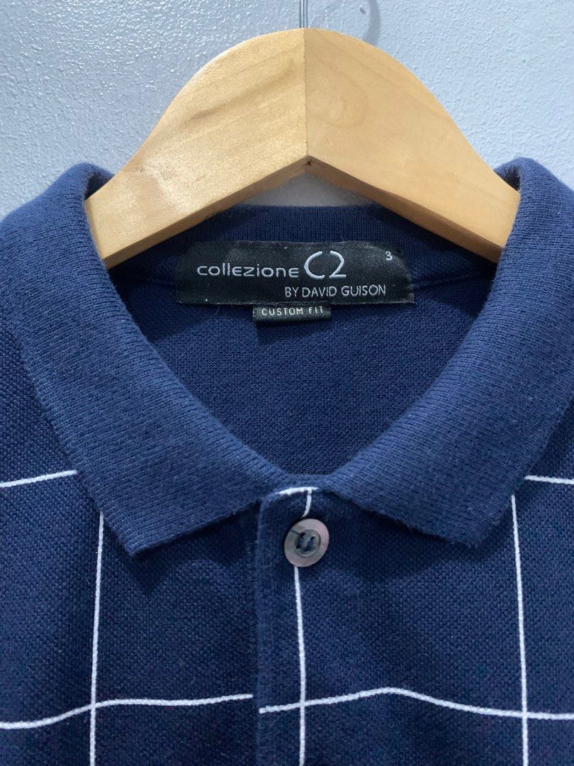 Collezione Polo Shirt (by David Guison) (Category: Tshirts & Polo Shirts ) located in Baliuag. Submitted by _jai. (Listing ID 1387134409, Image 3). Description: Collezione Polo Shirt (by David Guison) Size 3 20 x 26 inches Excellent condition SF C/O BUYER Payment first Metrobank/Gcash.