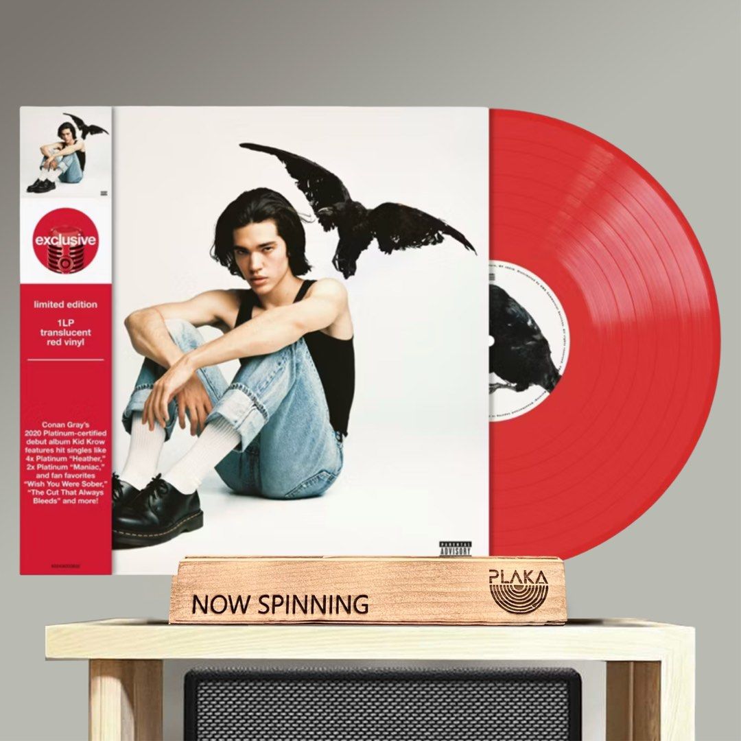 Conan Gray - Kid Crow Vinyl LP Plaka (Category: Vinyls) located in Manila. Submitted by plaka.mnl (Listing ID 1387034677, Image 1). Description: Conan Gray - Kid Crow Colored Vinyl (Target Exclusive) Description 1. Comfort Crowd 2. Wish You Were Sober 3. Maniac 4. (Online-Love) 5. Checkmate 6. The Cut That Always Bleeds 7. Fight or Flight 8. Affluenza 9. (Can We Be Friends?) 10. Heather 11. Little League 12. The Story .