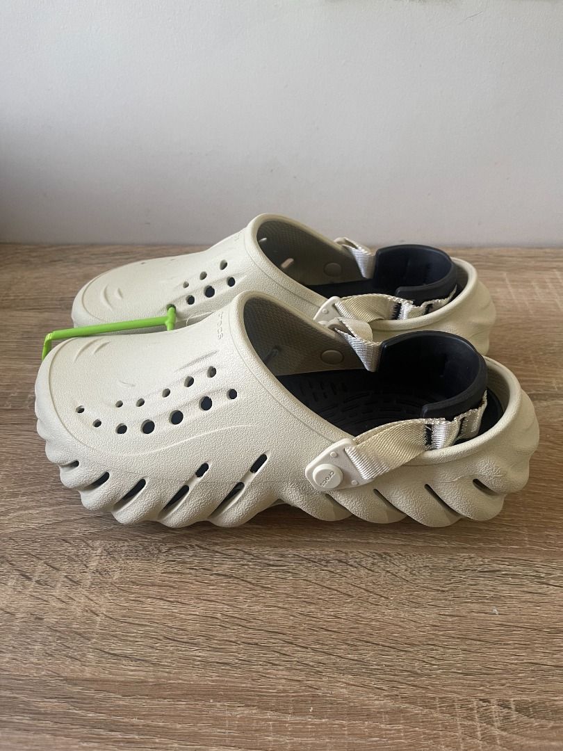 Crocs Echo Bone (Category: Slippers & Slides) located in Cebu City. Submitted by nuhbfume (Listing ID 1386991006, Image 3). Description: ✨ Crocs Echo Clog – Bone Black 📏Size: EU 40 / US 7 💯 Brand New (BNIB – with box/tag) 💸 ₱3,500 only (mall price ₱4,495+) 🔥 Stylish, comfy & lightweight – perfect for daily wear! ✅ Authentic & unworn, reselling only because ITS NOT MY SIZE. 📌 Only 1 pair available – first come, first served!.