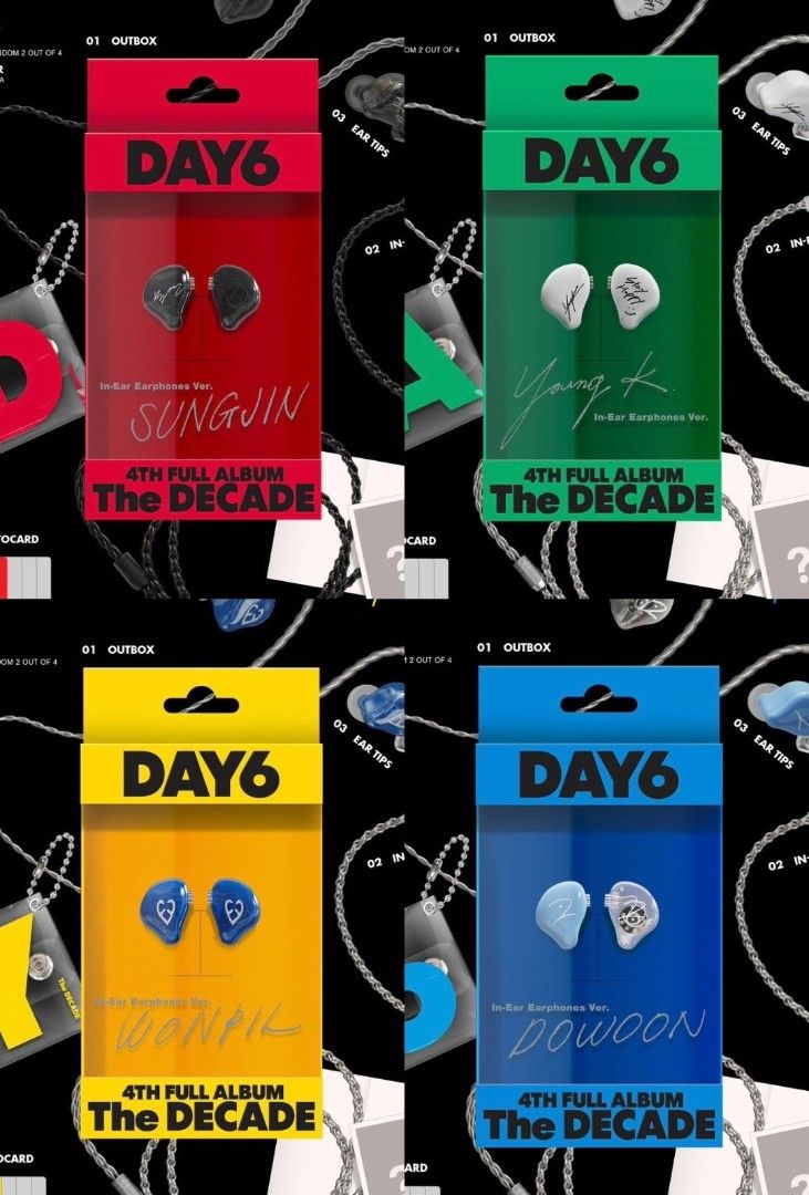 DAY6 The DECADE In-Ear Earphones ドウン DAY6 - The Decade