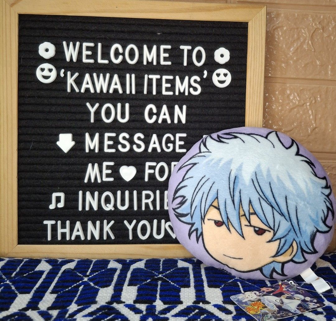 Gintoki Sakata Gintama Plush Toy (Category: Plushies & Soft Toys) located in Bulacan. Submitted by kawaii_items_stuffed_toys (Listing ID 1387123546, Image 1). Description: Brand new with paper tag From japan box Gintama Gintoki Sakata Height 6inches/15cm Just message me if you ever want to see more pictures of the item, I'm more than glad to assist you. 📌Location: San Jose Del Monte Bulacan, Philippines 🛵Shipping: Flash/Lalamove 💰Payment Thru 
