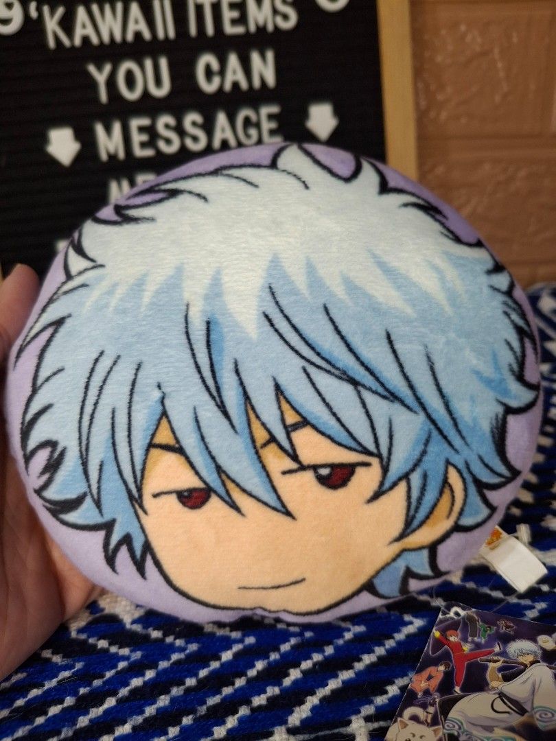 Gintoki Sakata Gintama Plush Toy (Category: Plushies & Soft Toys) located in Bulacan. Submitted by kawaii_items_stuffed_toys (Listing ID 1387123546, Image 3). Description: Brand new with paper tag From japan box Gintama Gintoki Sakata Height 6inches/15cm Just message me if you ever want to see more pictures of the item, I'm more than glad to assist you. 📌Location: San Jose Del Monte Bulacan, Philippines 🛵Shipping: Flash/Lalamove 💰Payment Thru 