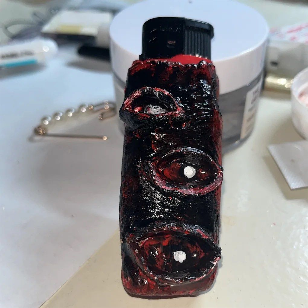 Handmade Air-Dry Clay Lighter Case 🔥✨ (Category: Handmade Craft) located in Cavite. Submitted by heyitsmork (Listing ID 1386992129, Image 2). Description: Add a touch of personality to your lighter with these unique clay cases! Each piece is 100% handmade — no molds, just patience, creativity, and lots of love. 💖 📌 These designs are ones I made for my boyfriend (1st photo) and the rest are for some of my happy buyers. 🎨 Open for customization