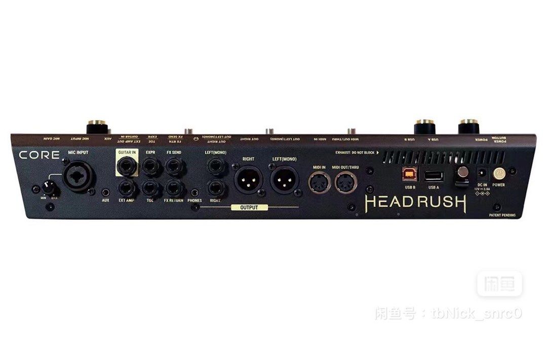 Headrush core （分類：樂器）位於 Hong Kong。 由 ross3751 提交（商品編號 1387109488，圖片 3）。簡介： Headrush core 有Auto Tune 同 Yorks IR 方便主唱同結他手出show 使用 新淨 冇撕膜 連原裝包裝盒 減價快出。