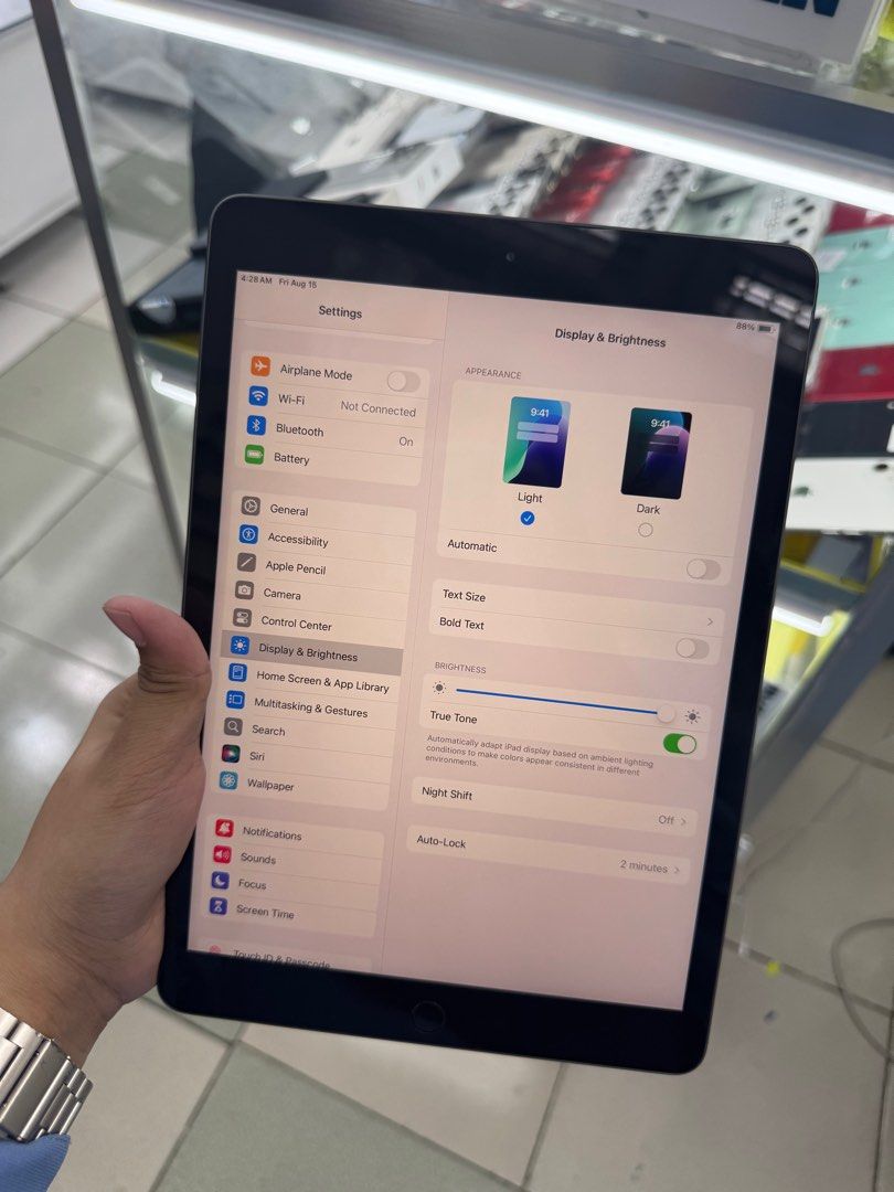 iPad 7th Gen 128GB Wifi No Issue Secondhand (Category: iPad) located in Pasig City. Submitted by FarAndRayShop (Listing ID 1386982582, Image 2). Description: OPEN FOR SWAP/SELLING/BUYING (RFS: Buy and Sell) Price: 10,499 iPad 7TH GEN 128GB •WIFI •NO HIDDEN ISSUES •TEST TO SAWA •Authentic Phone Physical store in Greenhills Shopping Center XD-13 Stall Number Look For Rayray Or Anika NO CASH INSTALLMENT We are open also for : *CREDITCARD INSTALLMENT
