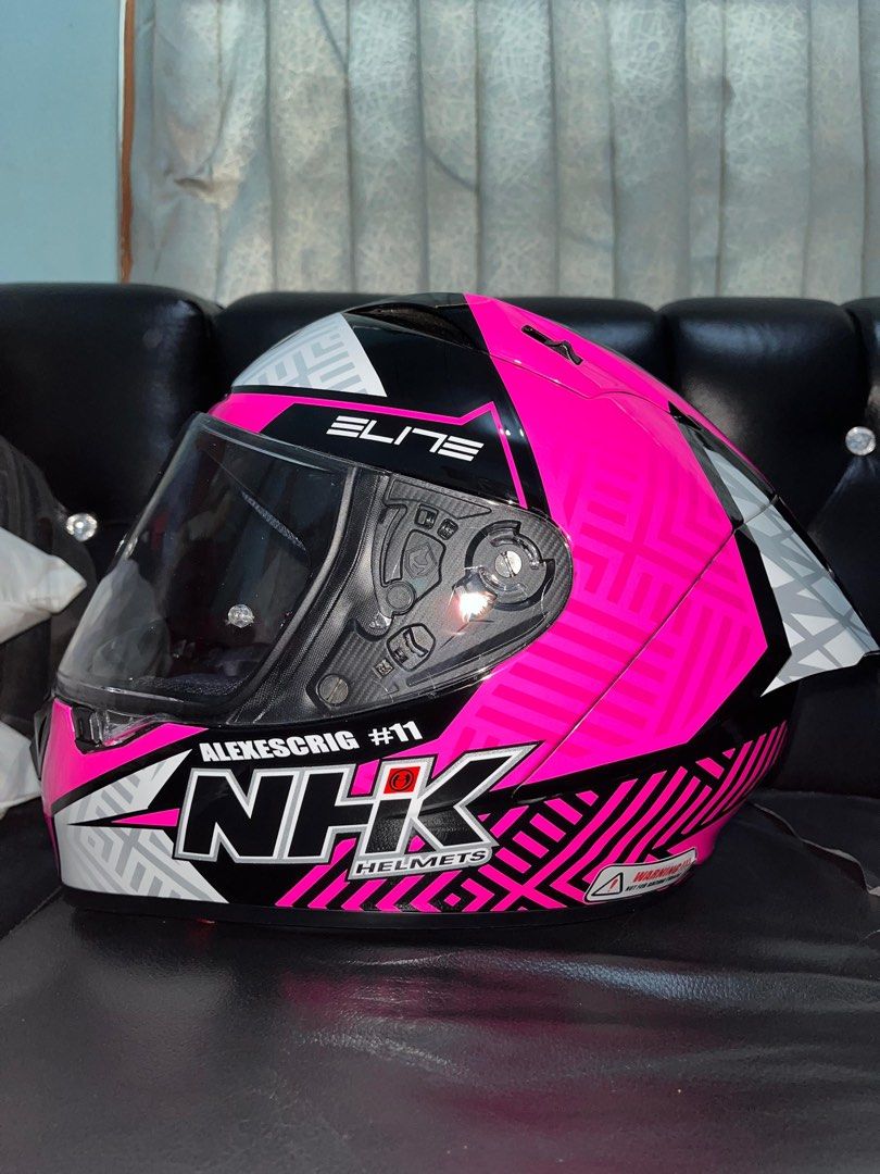 JUAL CEPAT! NHK GP-R TECH Alex Escrig #11 Pink, Motor di Carousell
