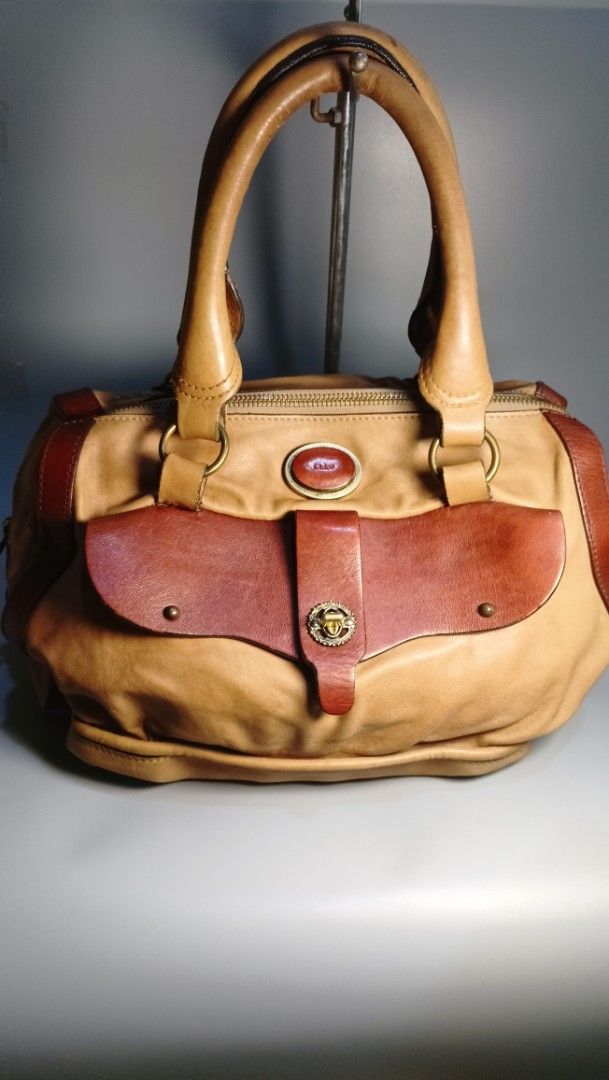 Original Vintage Chloe bag from japan (Category: Luxury Bags & Wallets) located in Manila. Submitted by osaze_27japanbags (Listing ID 1386980886, Image 1). Description: Sale‼️ Sale‼️ Original Vintage chloe bag from japan sign of wear L33cm x H20cm with code kindly pm me.