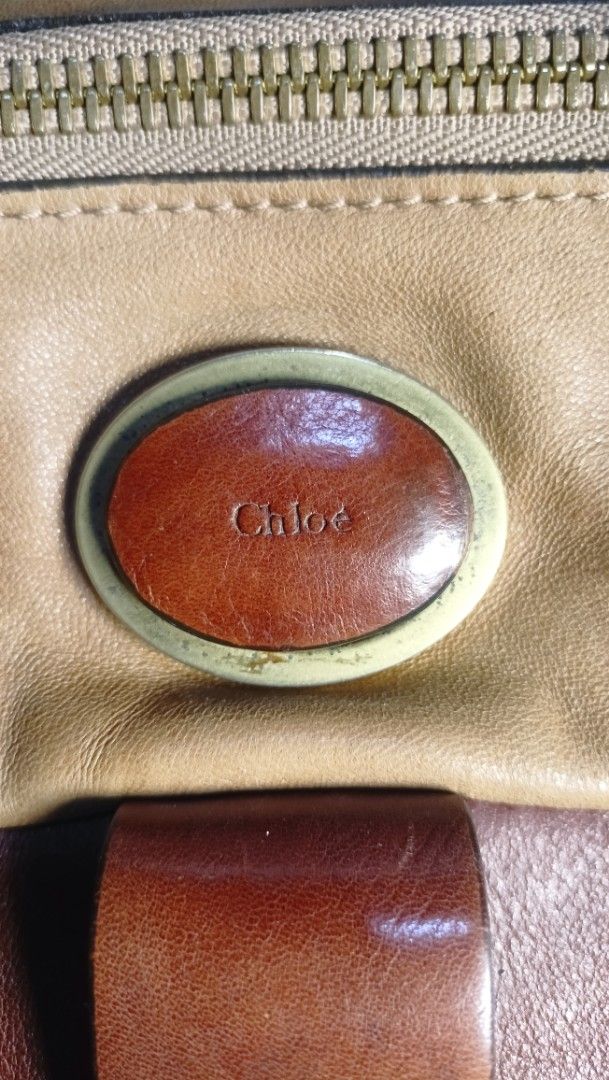 Original Vintage Chloe bag from japan (Category: Luxury Bags & Wallets) located in Manila. Submitted by osaze_27japanbags (Listing ID 1386980886, Image 2). Description: Sale‼️ Sale‼️ Original Vintage chloe bag from japan sign of wear L33cm x H20cm with code kindly pm me.