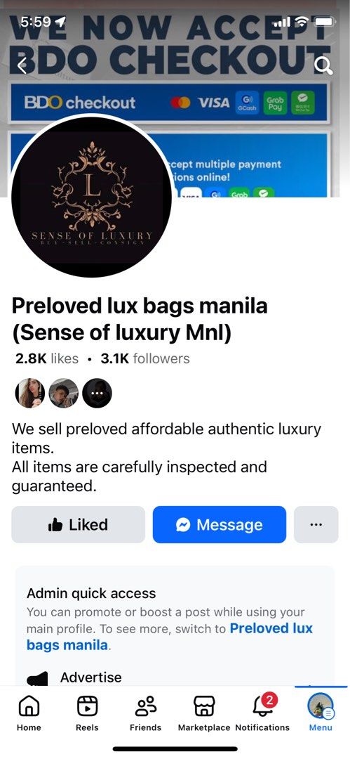 palm spring backpack mini limited edition (Category: Luxury Bags & Wallets) located in Manila. Submitted by preloved_lux_bags_mnl (Listing ID 1387073194, Image 2). Description: with dustbag and strap.