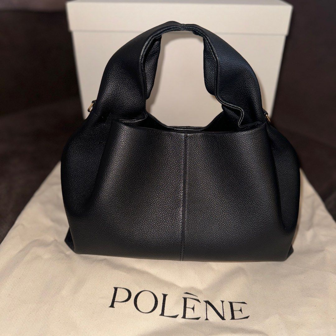 Polène Numero Neuf Regular (Noir) (Category: Luxury Bags & Wallets) located in Marikina City. Submitted by notdb (Listing ID 1386979581, Image 1). Description: Pre-loved ♡ Polène Numero Neuf - Noir Regular size (not mini) Bought from Paris Can provide proof of purchase in store With box & dust bag Used 3x-4x only Issue: Loose thread sa side but doesn’t affect the structure (See last photo) Can do meet ups. Legit check all you want 📍 Marikina Cit