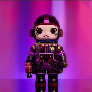 POPMART X MONCLER] POPMART SPACE MOLLY 1000% X MONCLER