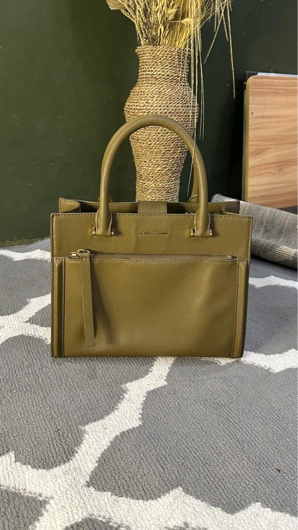 Charleskeith Structured Tote Bag Charles And Keith Ck2 Structured