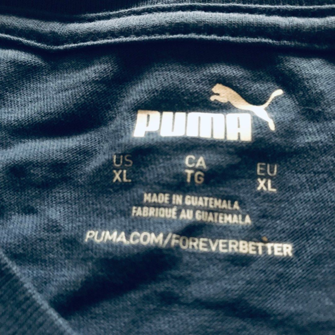 Puma XL shirt (Category: Tshirts & Polo Shirts ) located in San Pedro. Submitted by andr39 (Listing ID 1387056781, Image 2). Description: Light blue Puma XL shirt. Condition: 9/10 Approximate measurements when laid flat: L- 29” W-23” MoP: Gcash 📍Location: San Pedro City, Laguna ❗️No pictures when worn ❗️Color may vary from actual item due to phone settings and lighting .