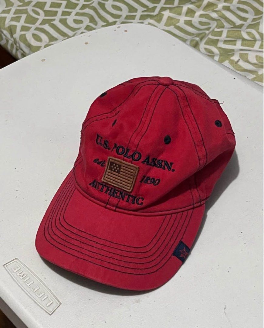 Red us polo cap (Category: Caps & Hats) located in Muntinlupa City. Submitted by krishashane (Listing ID 1387057855, Image 1). Description: Us polo assn red cap Legit.