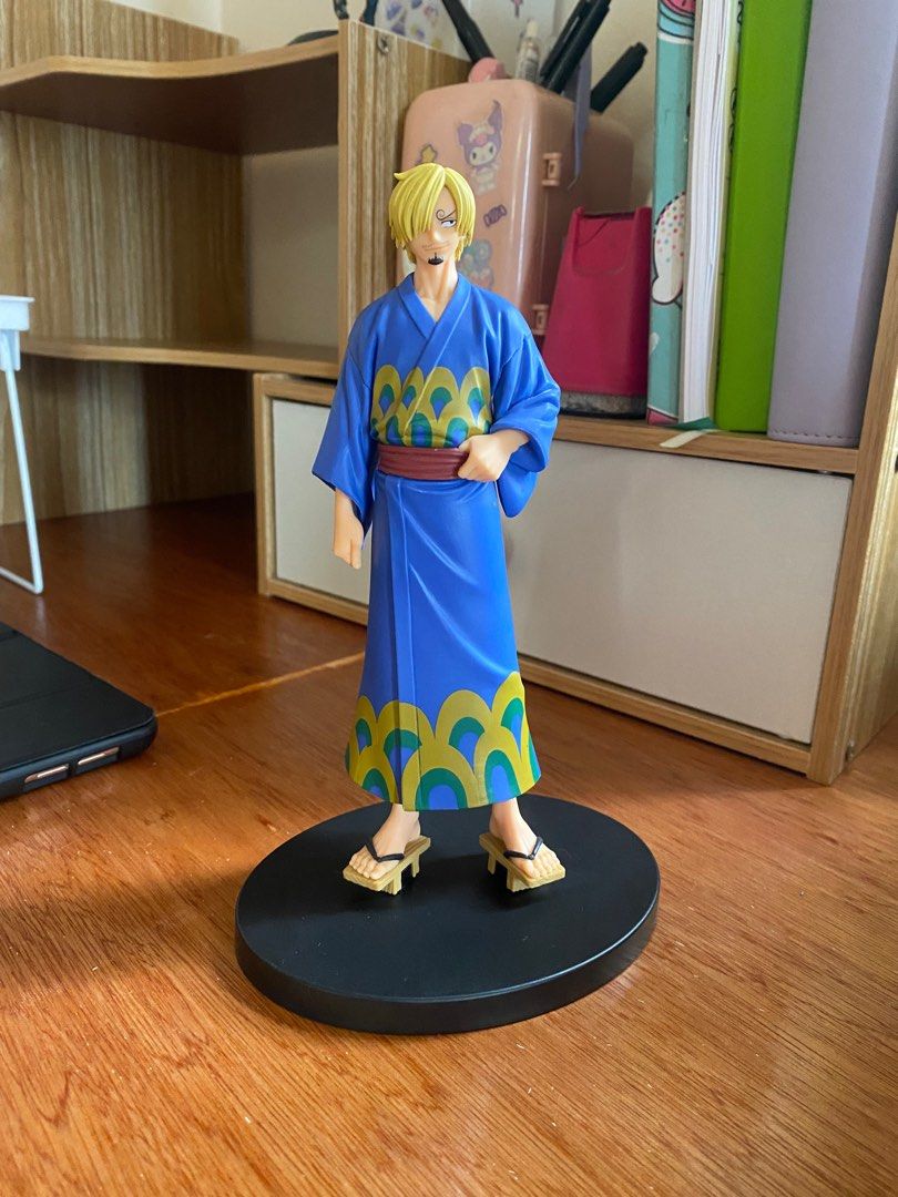 Sanji wano kuni figure (Category: Figurines & Statues) located in Meycauayan. Submitted by prelovedby_natto (Listing ID 1387073705, Image 2). Description: bought from cosmatsuri 2024 - use as display - with box mop maya gcash mod jnt.