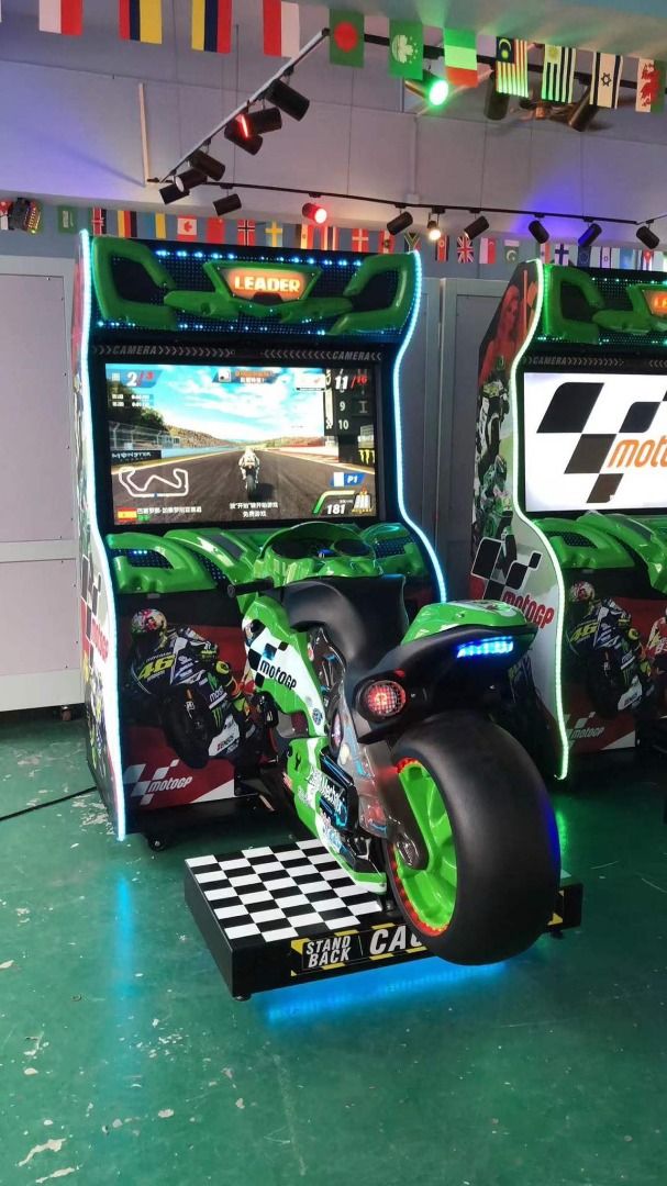 SINGLE MOTOR ARCADE SIMULATOR! (Category: Controllers) located in Iloilo. Submitted by maling13 (Listing ID 1386998381, Image 1). Description: SINGLE MOTOR ARCADE SIMULATOR! PRE-ORDER (ETA: 45-60DAYS) Product details: ✔Brand Name: Creatfun ✔Model Number: Y023-4 ✔Type: Racing Game ✔Age: >6 Years, >8 Years, Children over 14 years old or Adults ✔is_customized: No ✔Plug Type: all plug ✔Material: Hardware+LCD monitor+Acrylic ✔Size: 2200*1100*2100 mm ✔