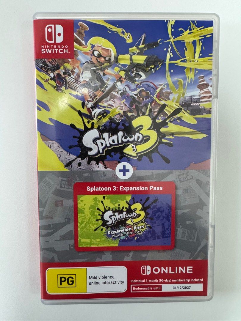 Splatoon Expansion Pass (COMES WITH ALL DLC) Nintendo Switch