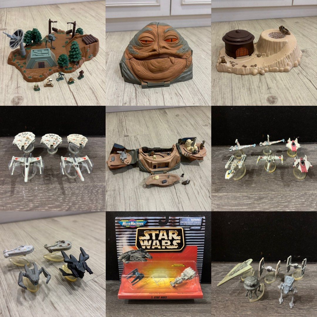Star Wars Micro Machines IG 2000 Virago Outrider Y Wing B Wing X Wing A