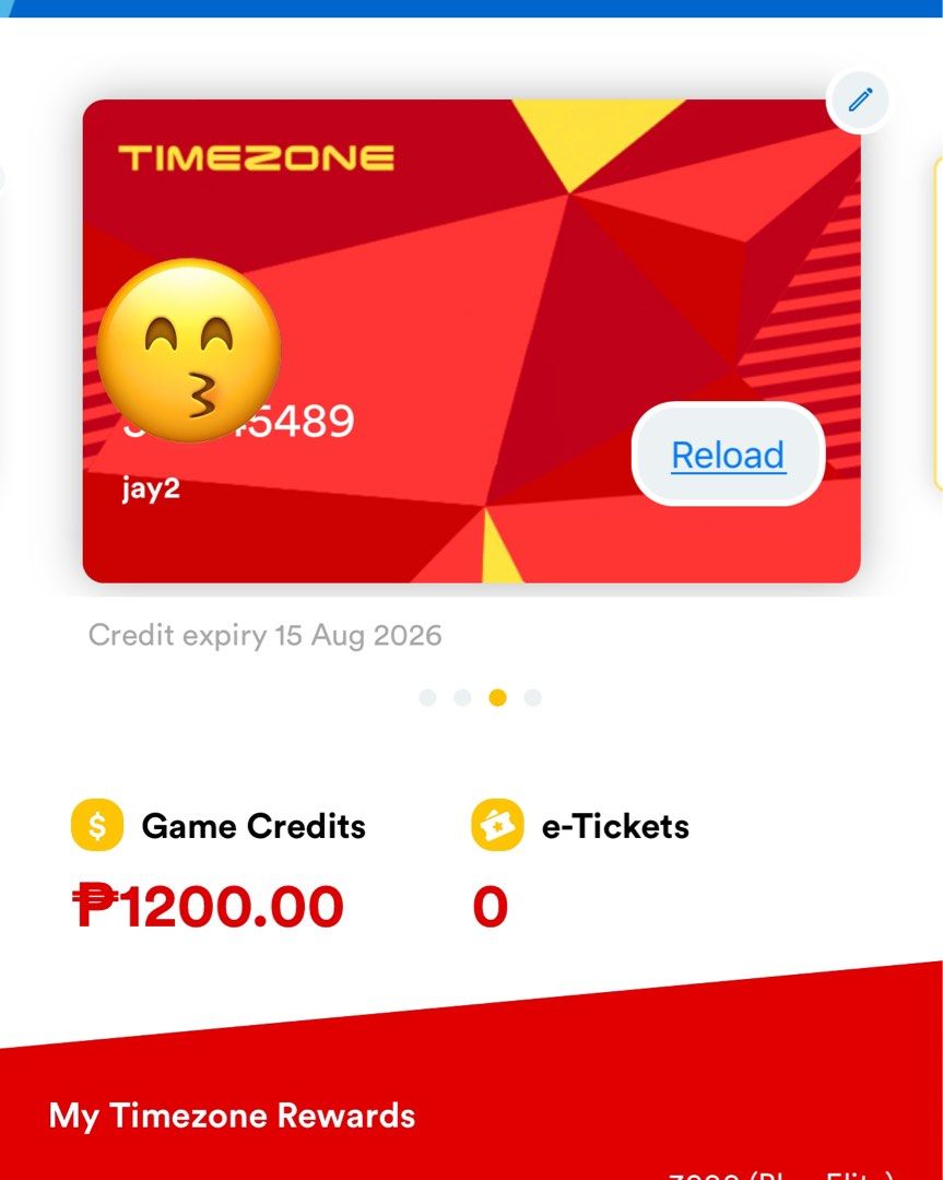 Timezone Card (Category: Game Gift Cards & Accounts) located in Mandaluyong City. Submitted by jamesy006 (Listing ID 1387123728, Image 2). Description: Take all cards Total bal: 3,100.