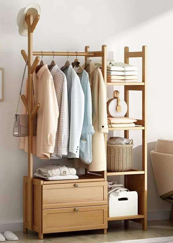 Val Bamboo Clothing Rack (Category: Clothes Drying Rack) located in Manila. Submitted by dolorchris69891 (Listing ID 1387030763, Image 3). Description: Bamboo Clothing Rack 50cm- 3,000 80cm- 3,200 100cm- 3,600.