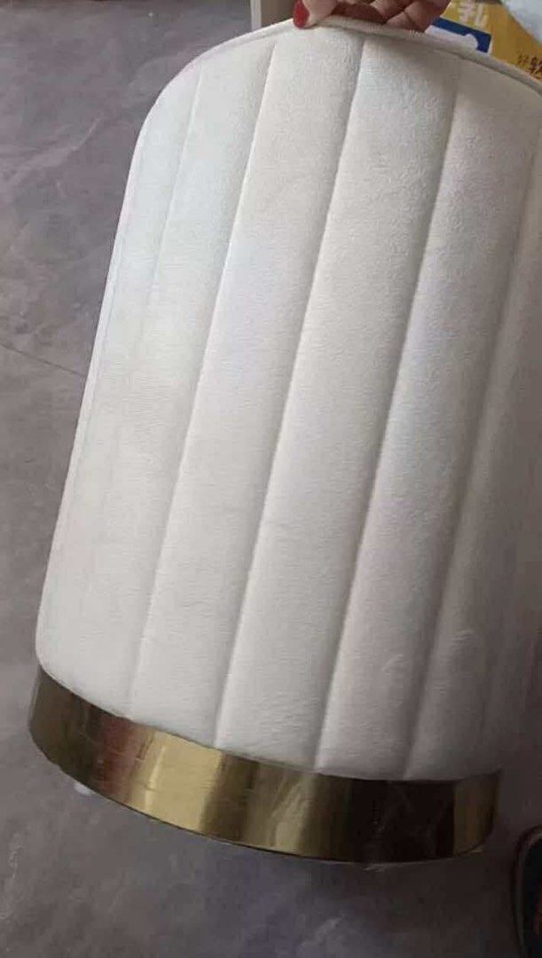 Val White Fabric Stool no storage (Category: Chairs) located in Manila. Submitted by dolorchris69891 (Listing ID 1387020372, Image 2). Description: White Fabric Stool no storage .